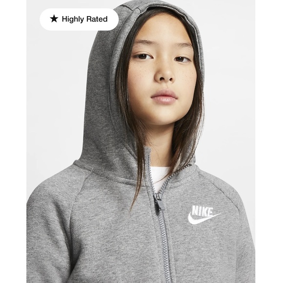 Nike Girl’s Full-Zip Hoodie - Picture 4 of 11